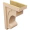 Ekena Millwork 11"W x 22"D x 33"H Classic Alma Rough Cedar Woodgrain TimberThane Corbel, Primed Tan CORUR11X22X33ALMRCPR - alternate 5